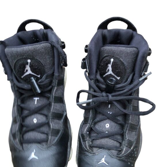 RARE 2016 Air Jordan 6 Rings GS 'Black' Size 6.5 - Picture 2 of 16